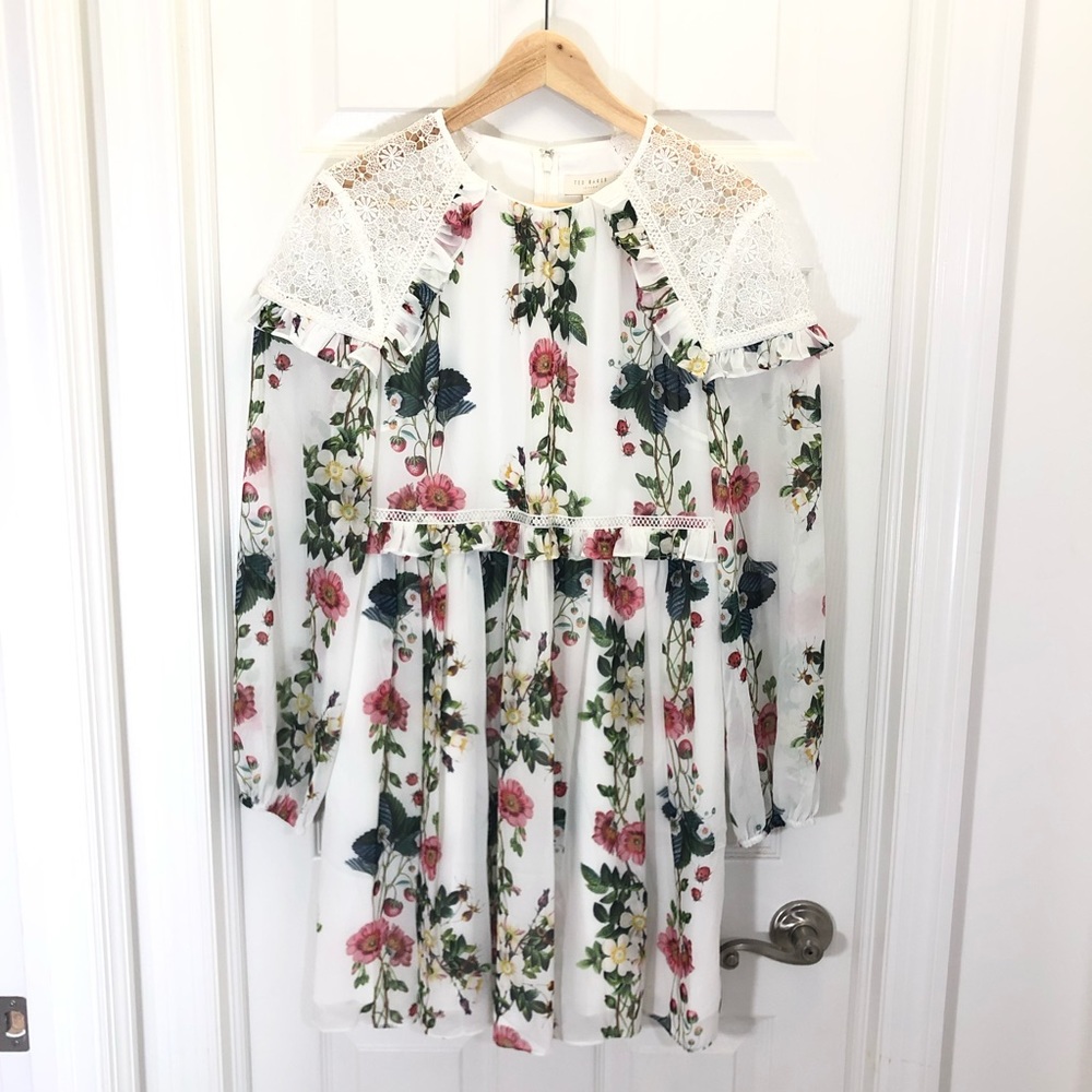 SOLD Ted Baker London Maryam Oracle Floral Dress - Picture 2 of 8